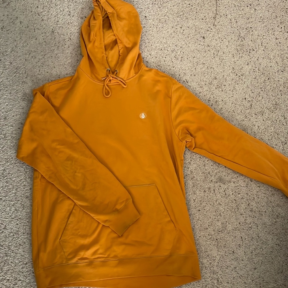 Volcom mustard colored Hoodie. XL. True to size